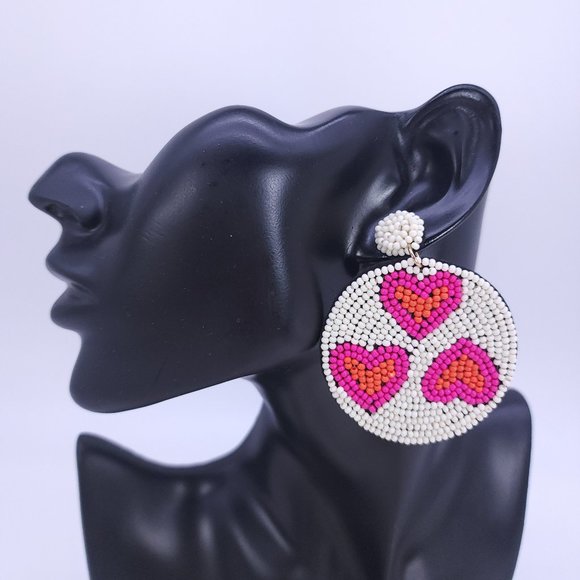 Seed bead Earring, Handmade, made in India, A gift for you, ONLY 1 LEFT!!! - Picture 9 of 11
